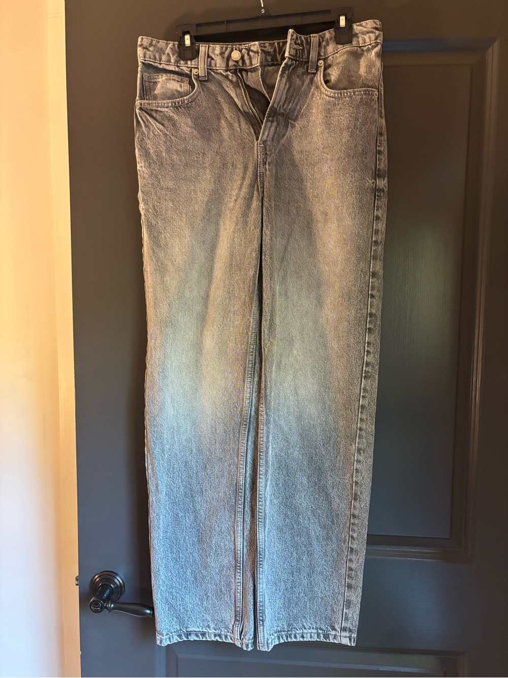 Classic Men's Light Wash Jeans - Casual Straight Leg